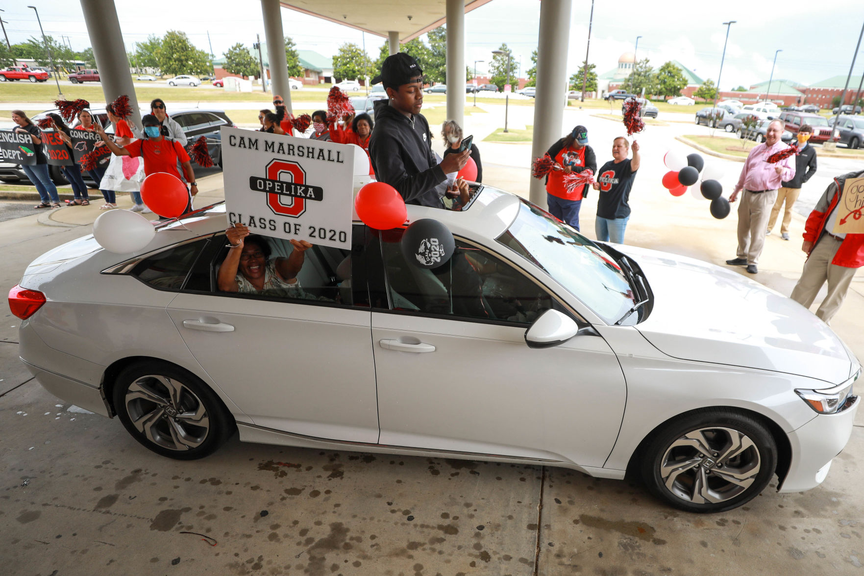 Opelika High School Class of 2020 drive-thru celebration